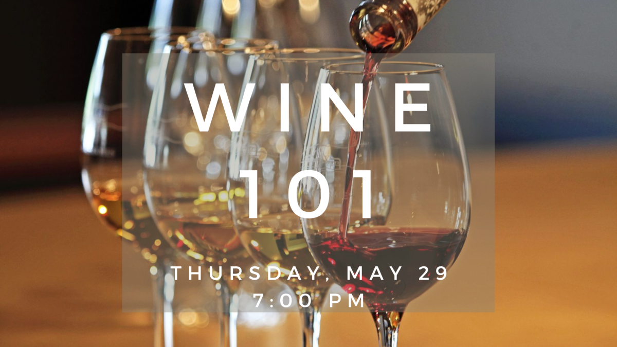 Wine being poured into a wine glass