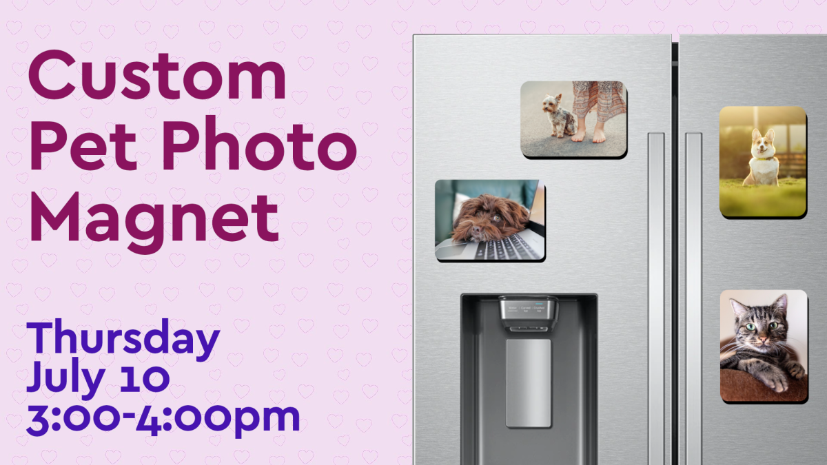 custom pet photo magnet