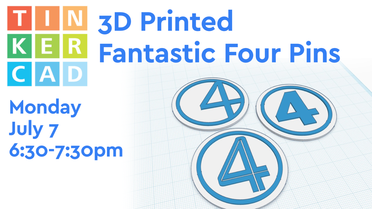3d printed fantastic four pins