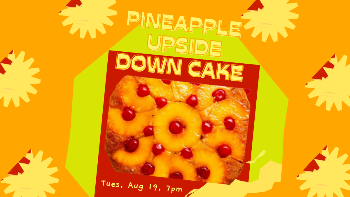 A pineapple upside down cake.