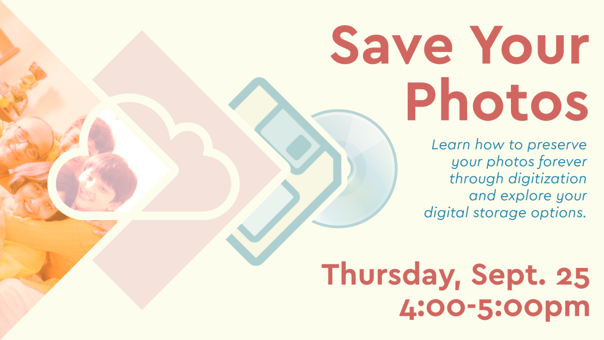 Save your photos! thursday, september 25th, 4pm