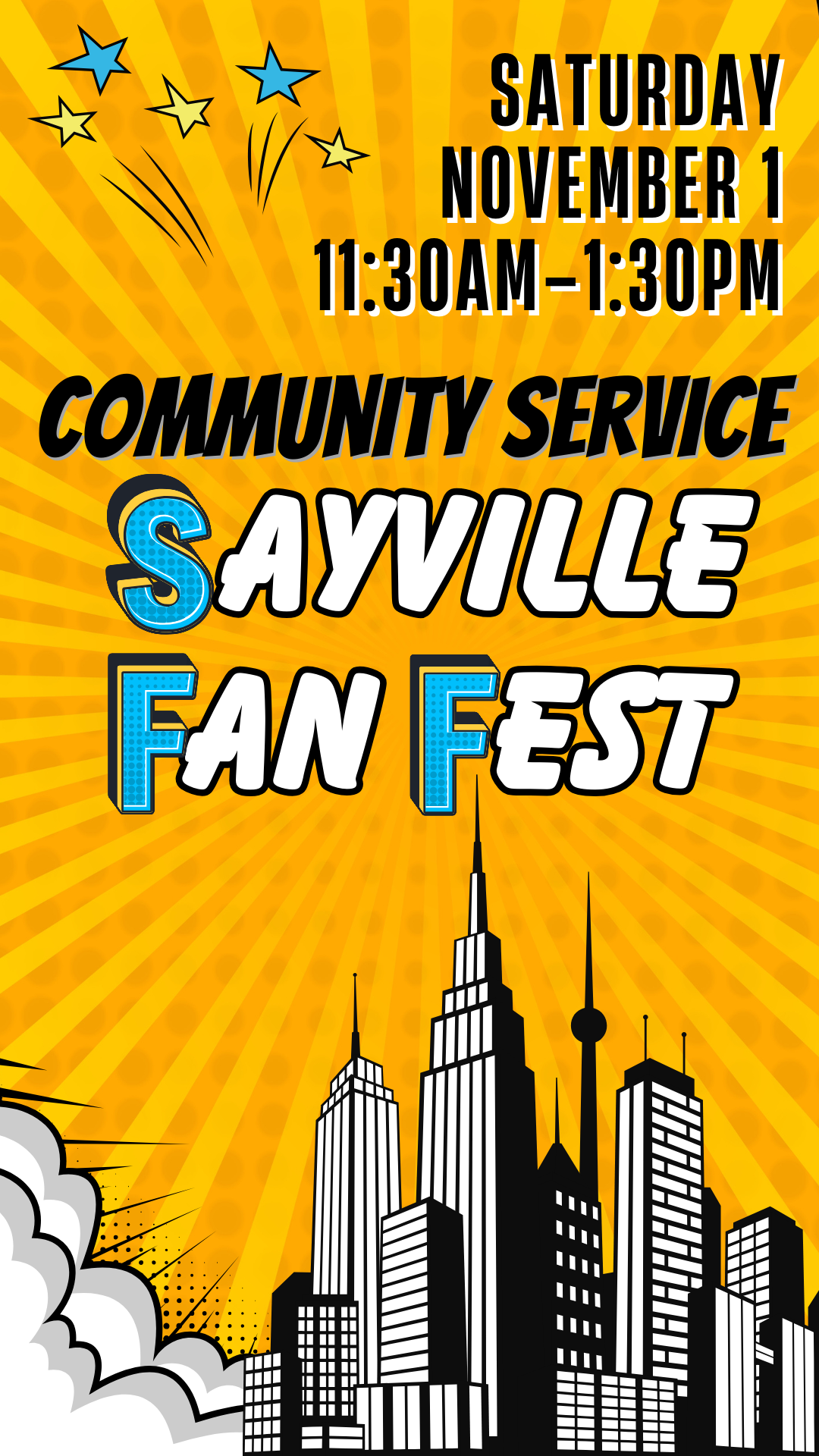 comic style program details