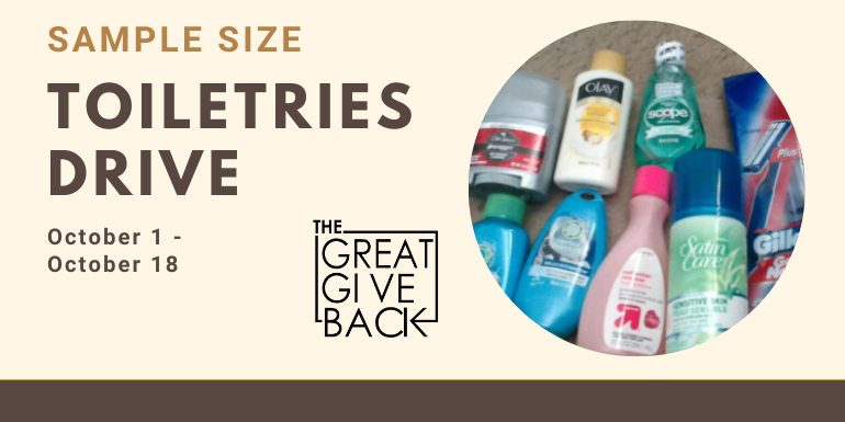 Sample sized toiletries