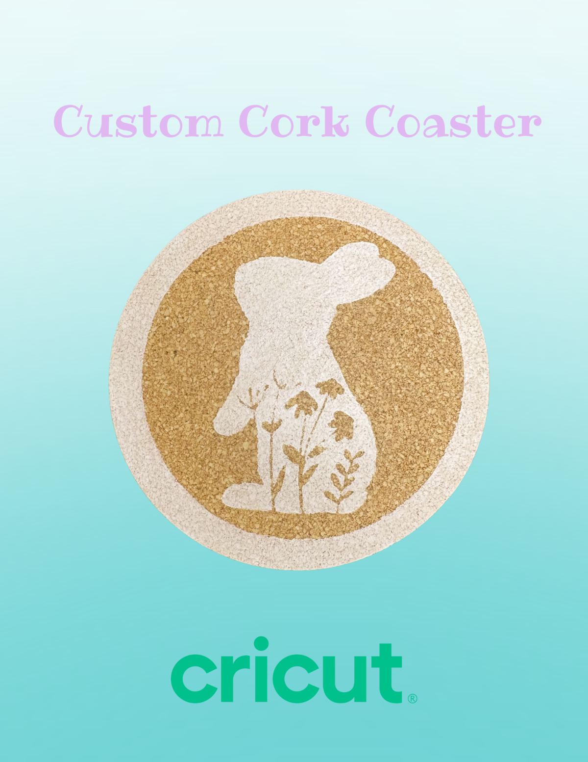 Custom Cork Coaster, Cricut